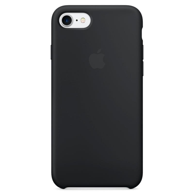 Apple Fekete Silicone iPhone 8/7/SE 2020/SE 2022 Tok