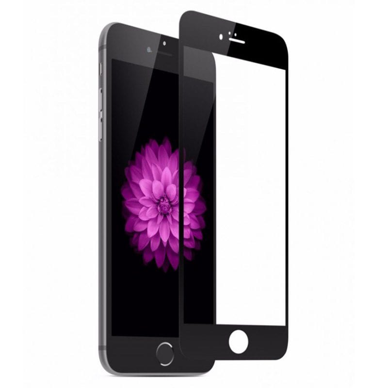 Full 3D Tempered Üvegfólia Fekete iPhone 6/6S
