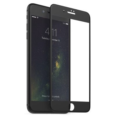 Full 3D Tempered Üvegfólia Fekete iPhone 7 Plus/8 Plus