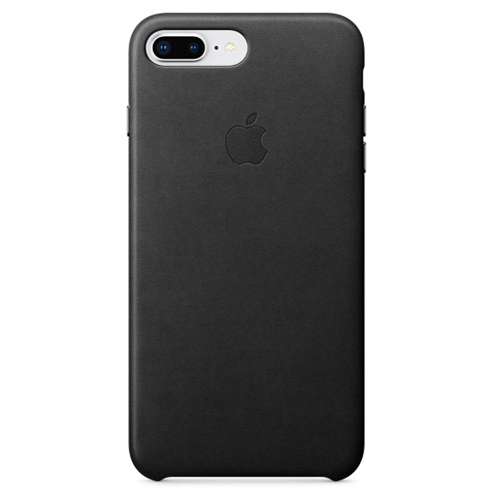 Apple Leather Fekete iPhone 7 Plus/8 Plus Tok