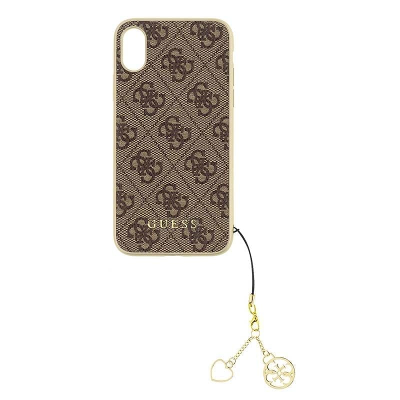 Guess 4G Charms Brown iPhone X/XS Tok