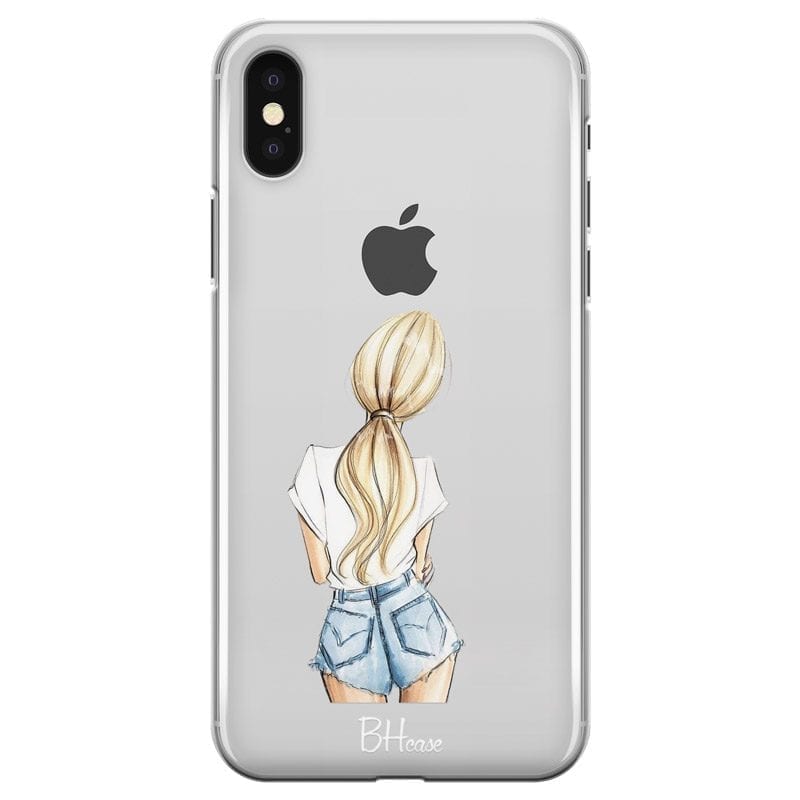 Blonde Back Girl iPhone XS Max Tok