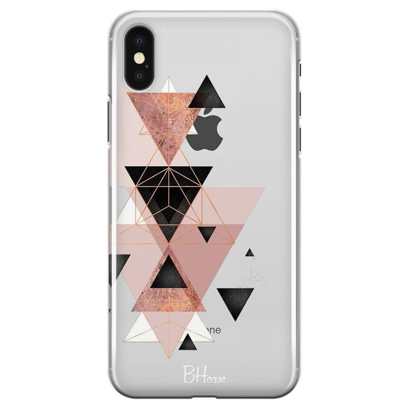 Geometric Rózsaszín iPhone XS Max Tok