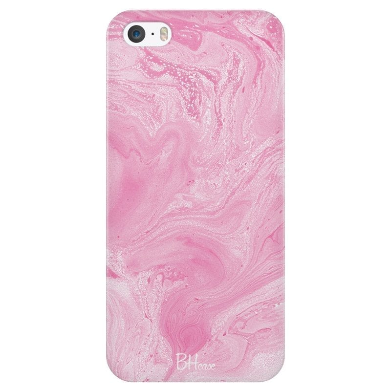 Márvány Rózsaszín iPhone SE/5S Tok