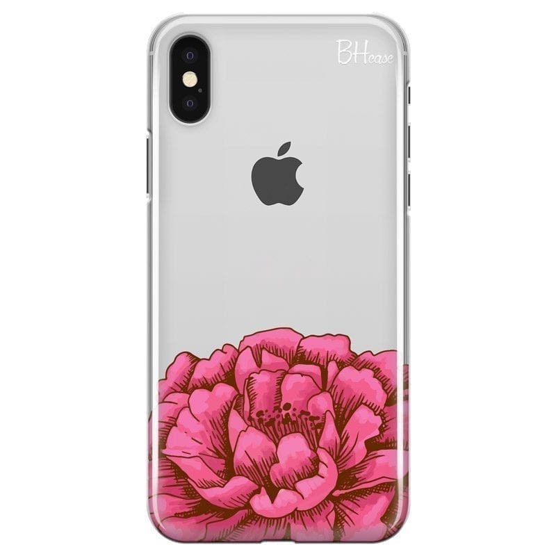 Peony Rózsaszín iPhone XS Max Tok
