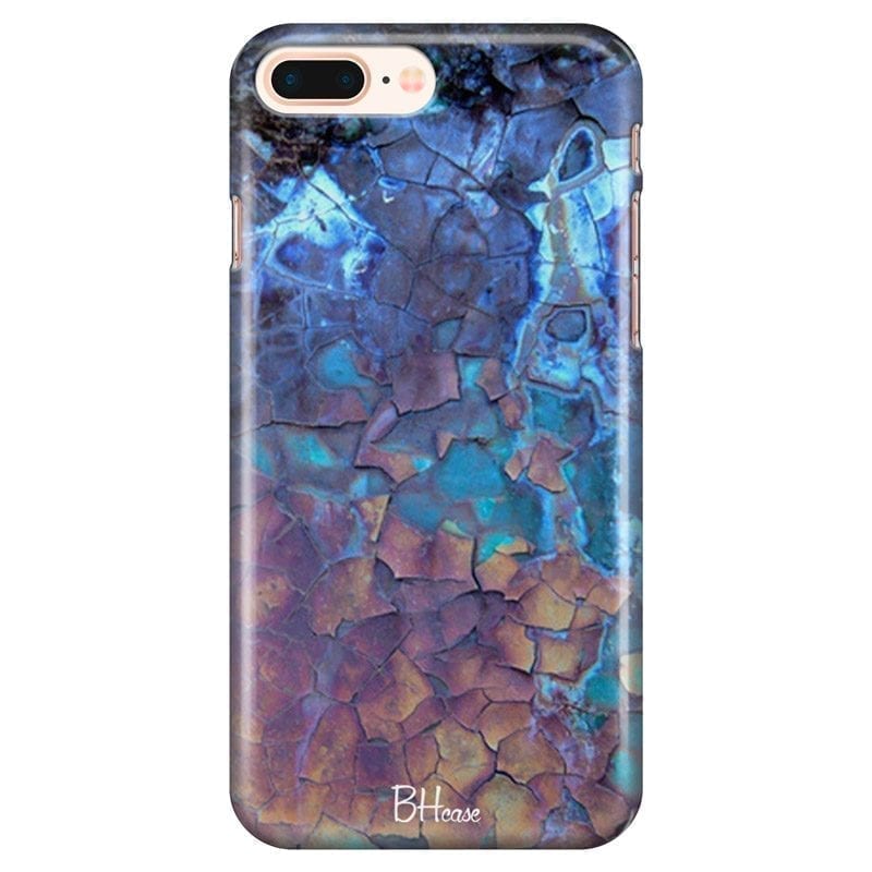 Stone Cracked Kék iPhone 7 Plus/8 Plus Tok