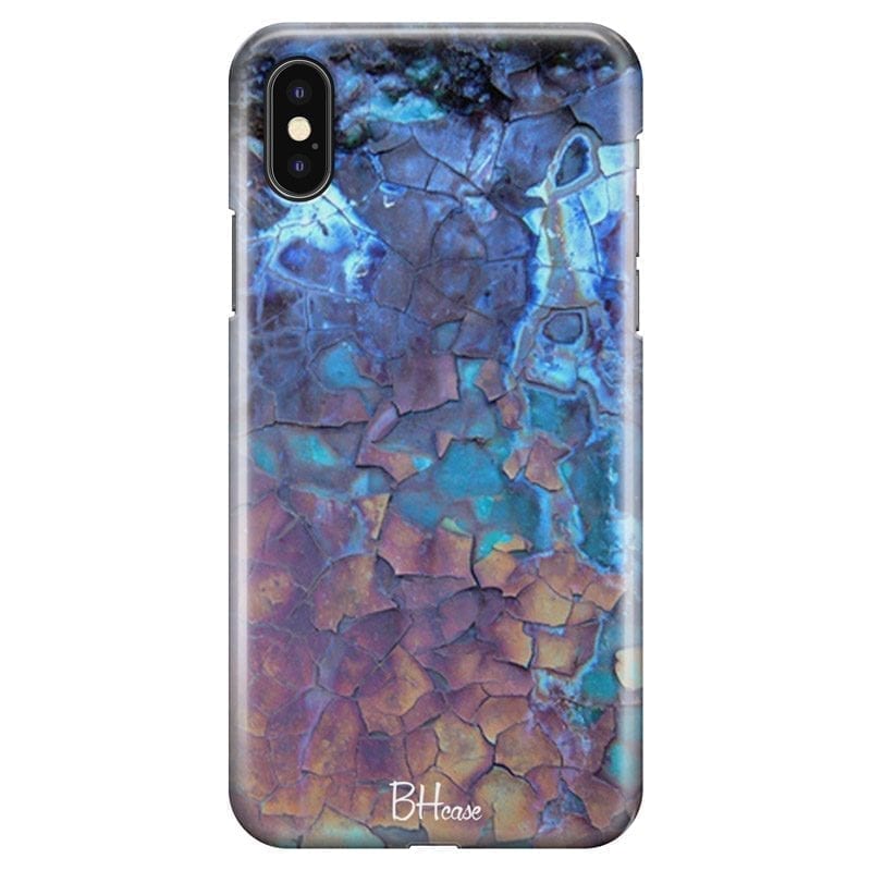 Stone Cracked Kék iPhone XS Max Tok
