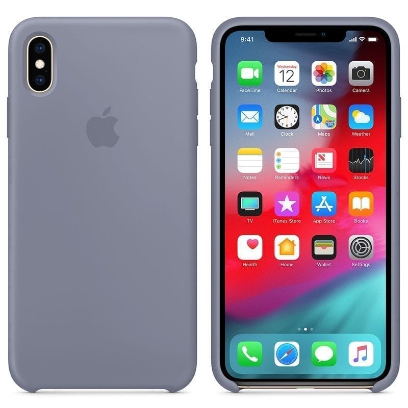 Apple Lavender Gray Silicone iPhone XS Max Tok