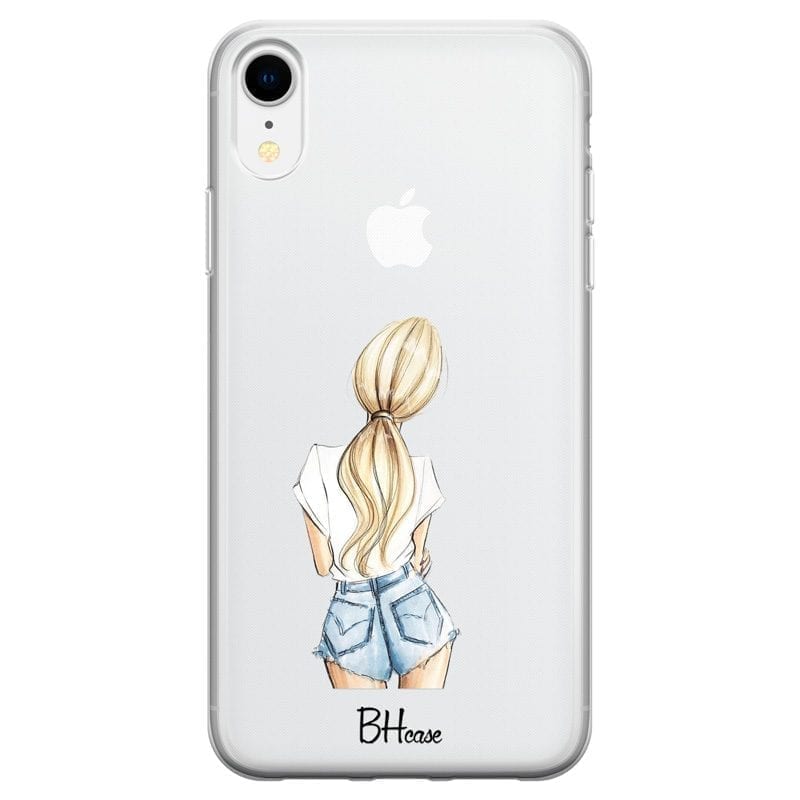 Blonde Back Girl iPhone XR Tok