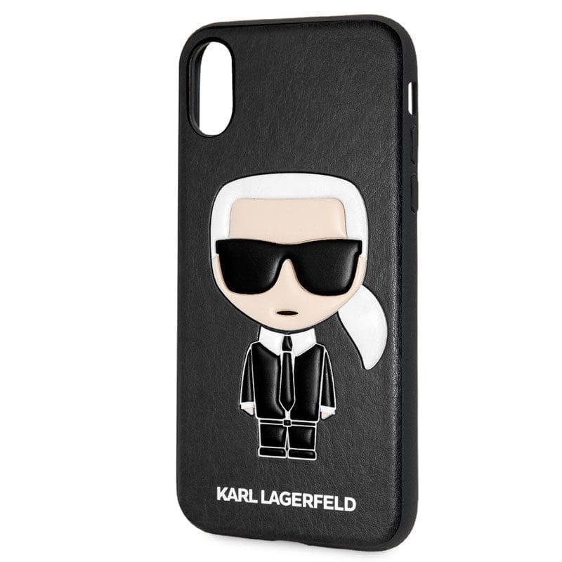 Karl Lagerfeld Iconic TPU Fekete iPhone X/XS Tok