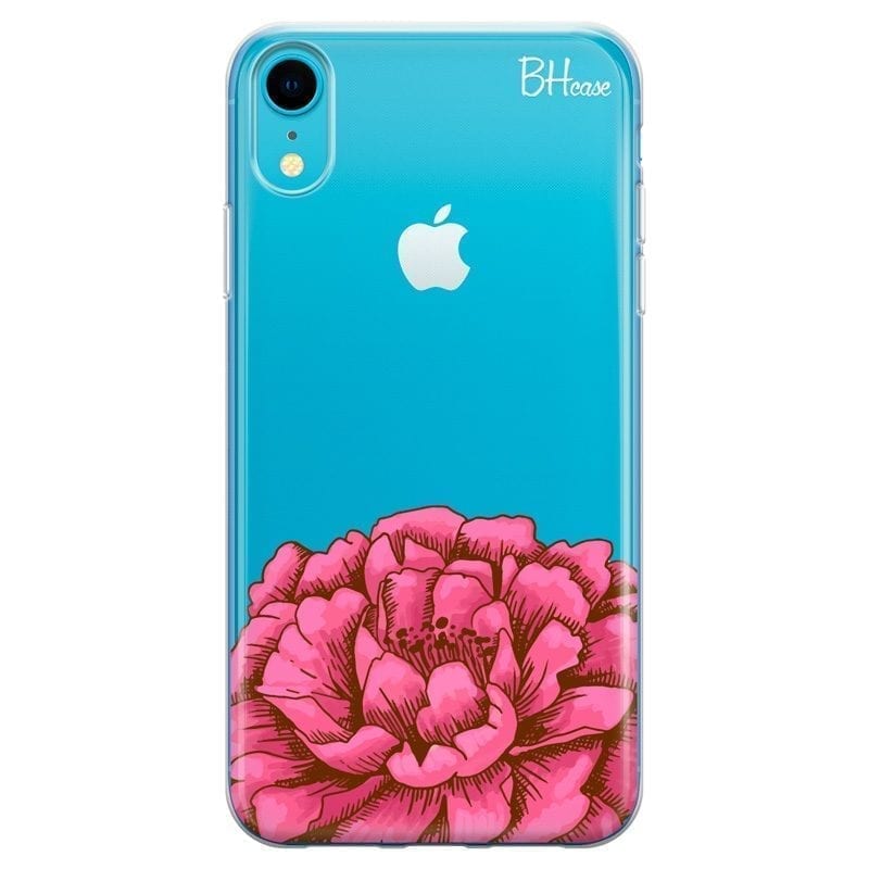 Peony Rózsaszín iPhone XR Tok