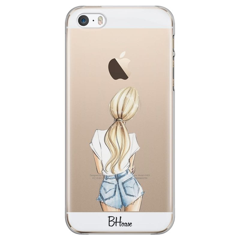 Blonde Back Girl iPhone SE/5S Tok
