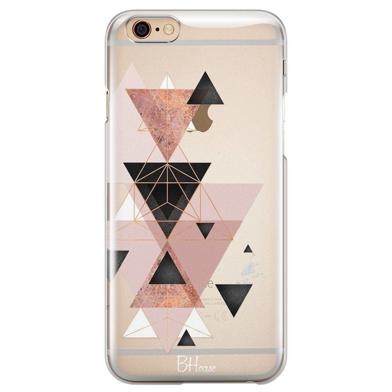 Geometric Rózsaszín iPhone 6 Plus/6S Plus Tok