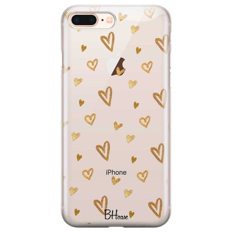 Golden Hearts iPhone 7 Plus/8 Plus Tok