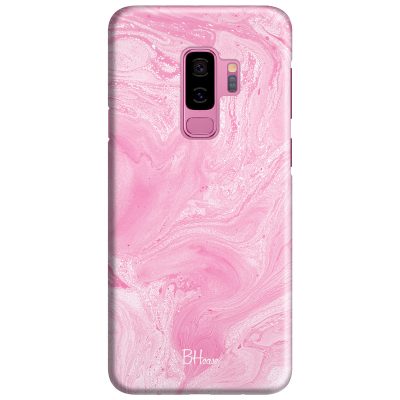 Márvány Rózsaszín Samsung S9 Plus Tok