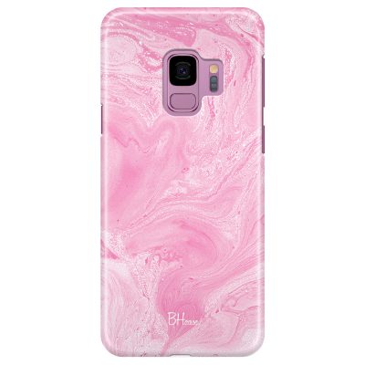Márvány Rózsaszín Samsung S9 Tok