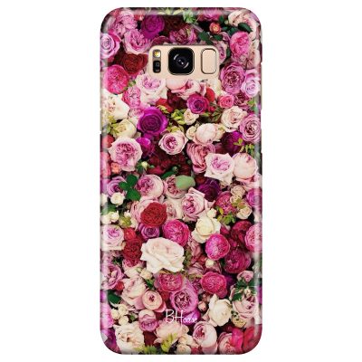 Roses Rózsaszín Samsung S8 Plus Tok