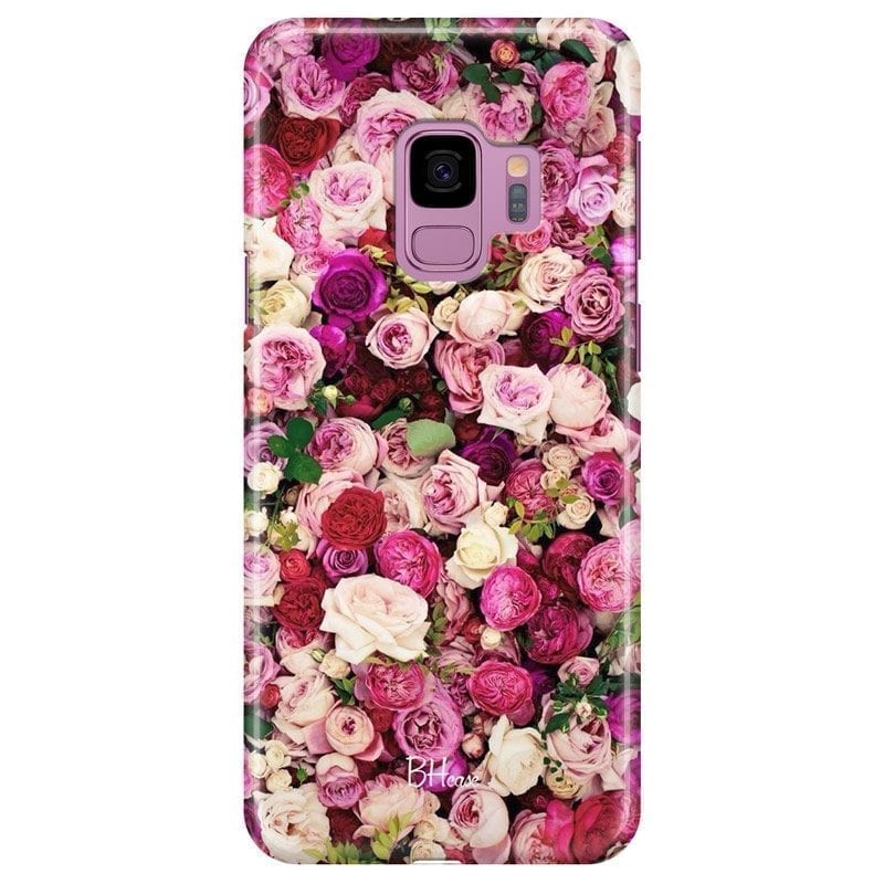 Roses Rózsaszín Samsung S9 Tok
