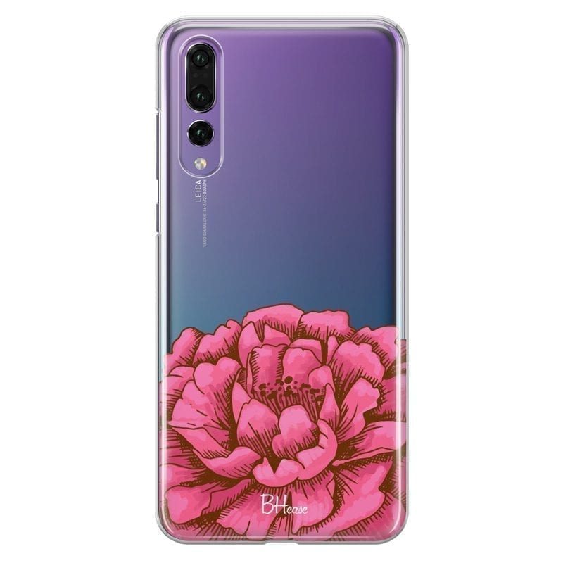 Peony Rózsaszín Huawei P20 Pro Tok