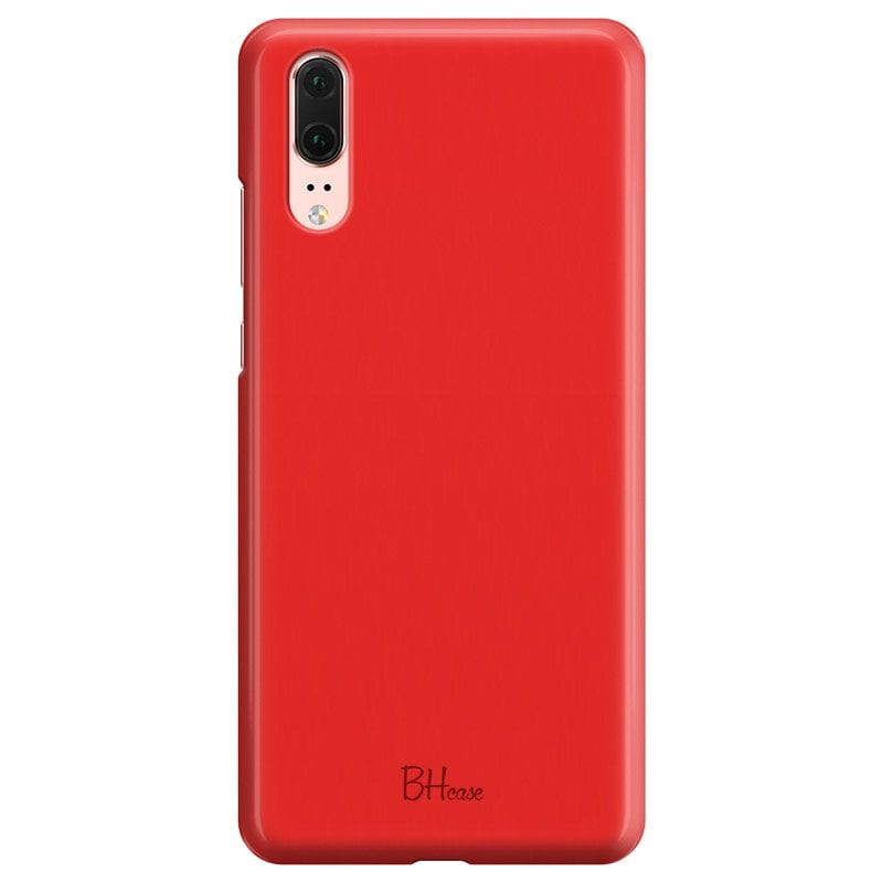 Piros Apple Color Huawei P20 Tok