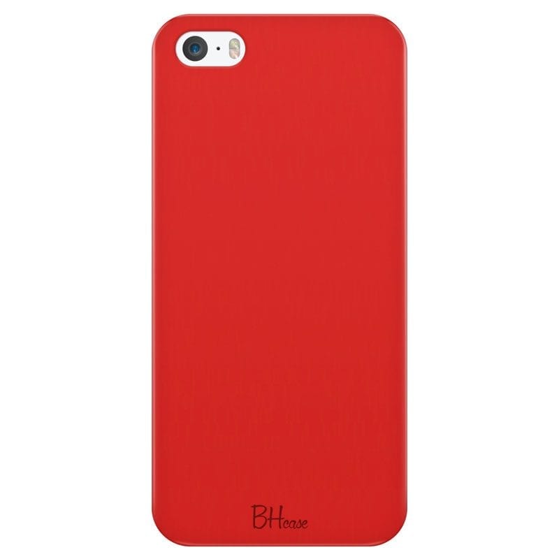 Piros Apple Color iPhone SE/5S Tok