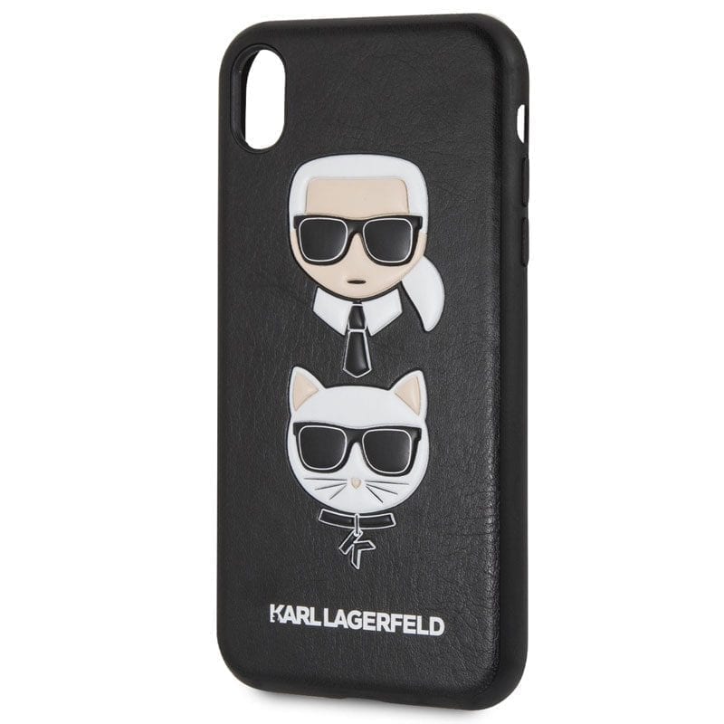 Karl Lagerfeld Karl And Choupette Fekete Hard iPhone XR Tok