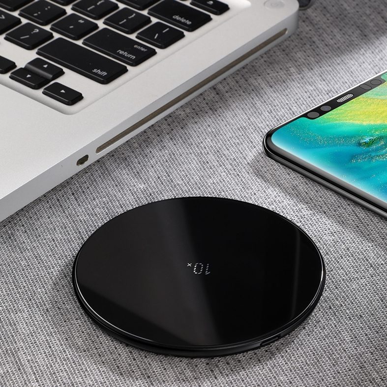 Baseus Simple Wireless Charger Fekete