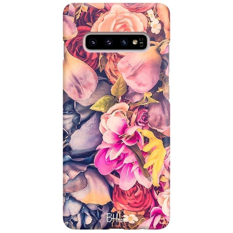 Colorful Flowers Samsung S10 Plus Tok