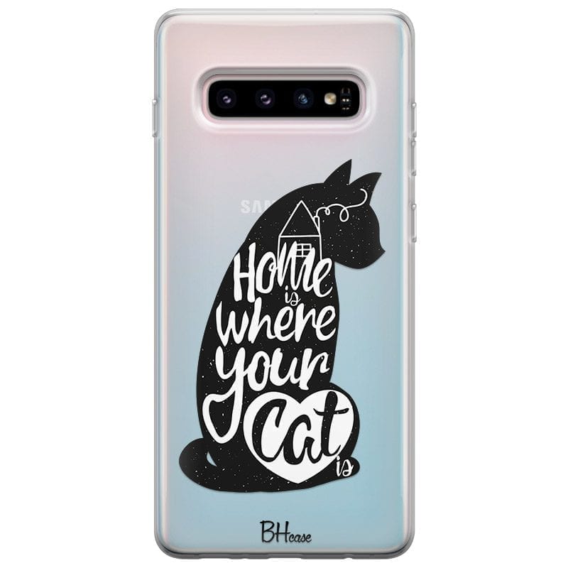 Home Is Where Your Cat Is Samsung S10 Plus Tok