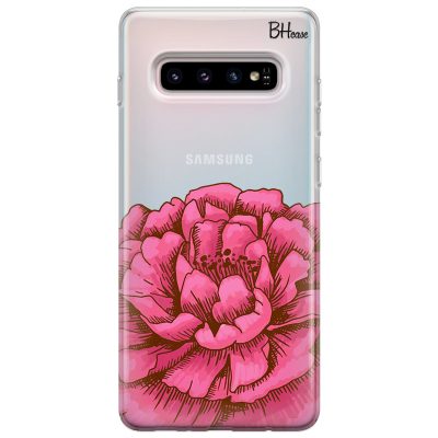 Peony Rózsaszín Samsung S10 Plus Tok