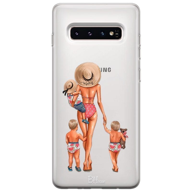 Beach Day Boys Blonde Samsung S10 Tok