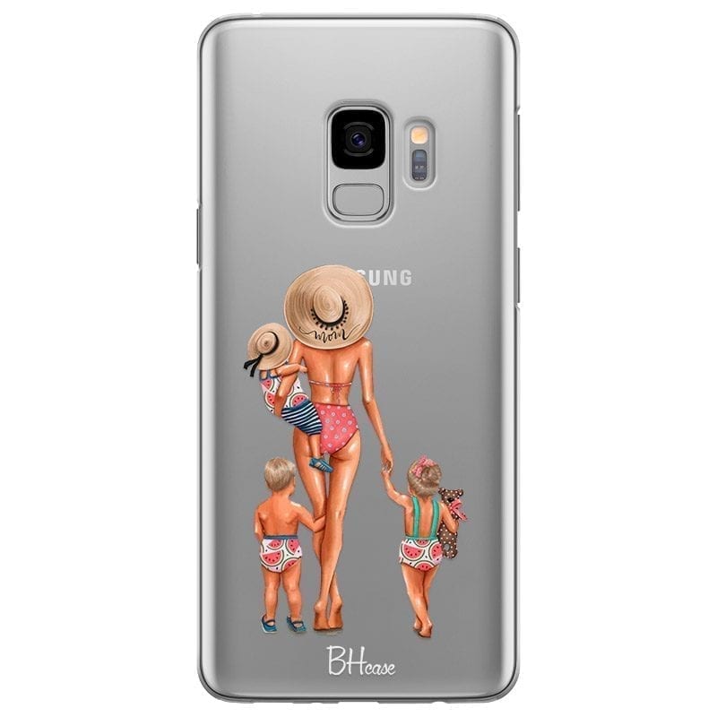 Beach Day Family Blonde Samsung S9 Tok
