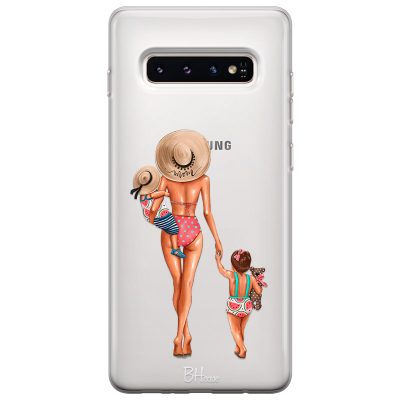 Beach Day Girl Samsung S10 Tok