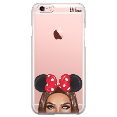 Brunette Girl With Ribbon iPhone 6 Plus/6S Plus Tok