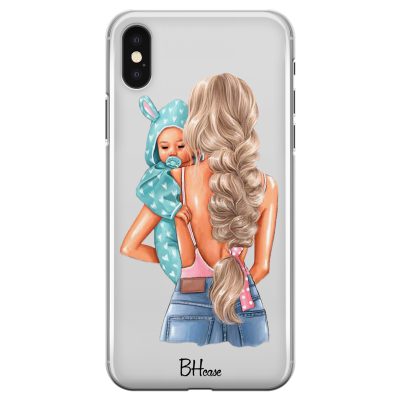 Mother Blonde With Boy iPhone X/XS Tok