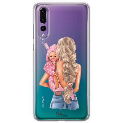 Mother Blonde With Girl Huawei P20 Pro Tok