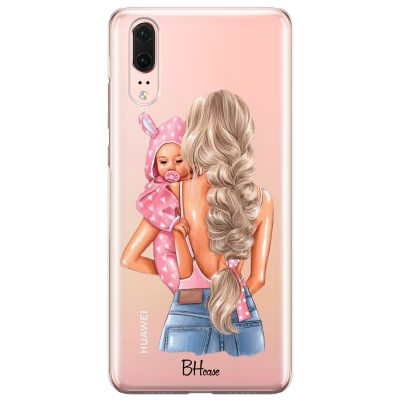 Mother Blonde With Girl Huawei P20 Tok