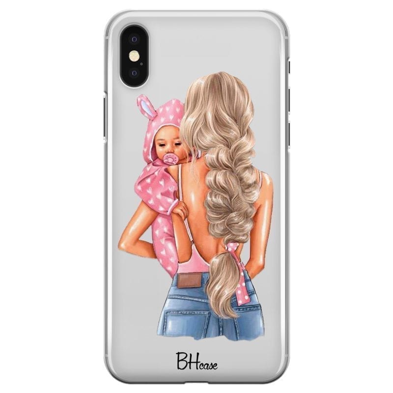 Mother Blonde With Girl iPhone X/XS Tok