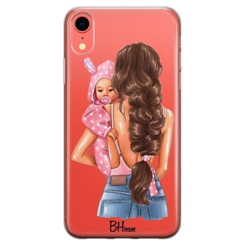 Mother Brunette With Girl iPhone XR Tok