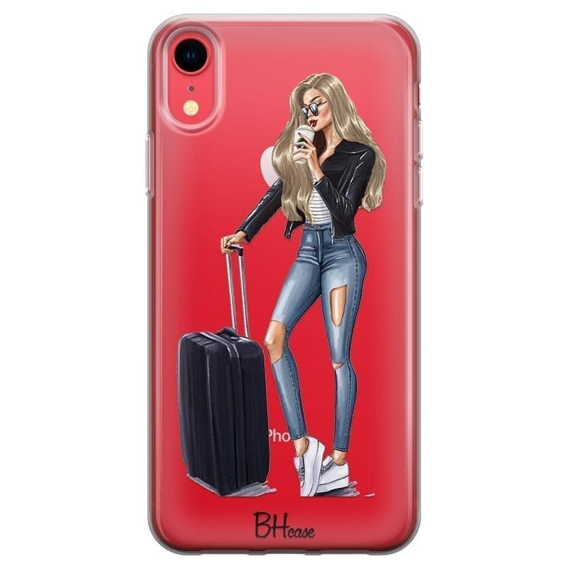 Woman Blonde With Baggage iPhone XR Tok
