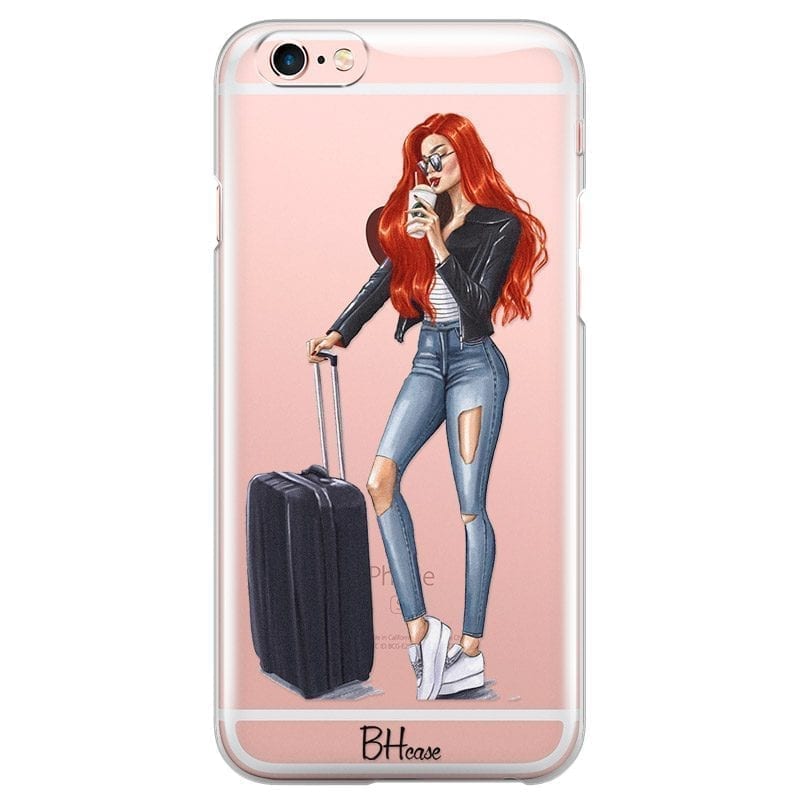Woman Redhead With Baggage iPhone 6 Plus/6S Plus Tok