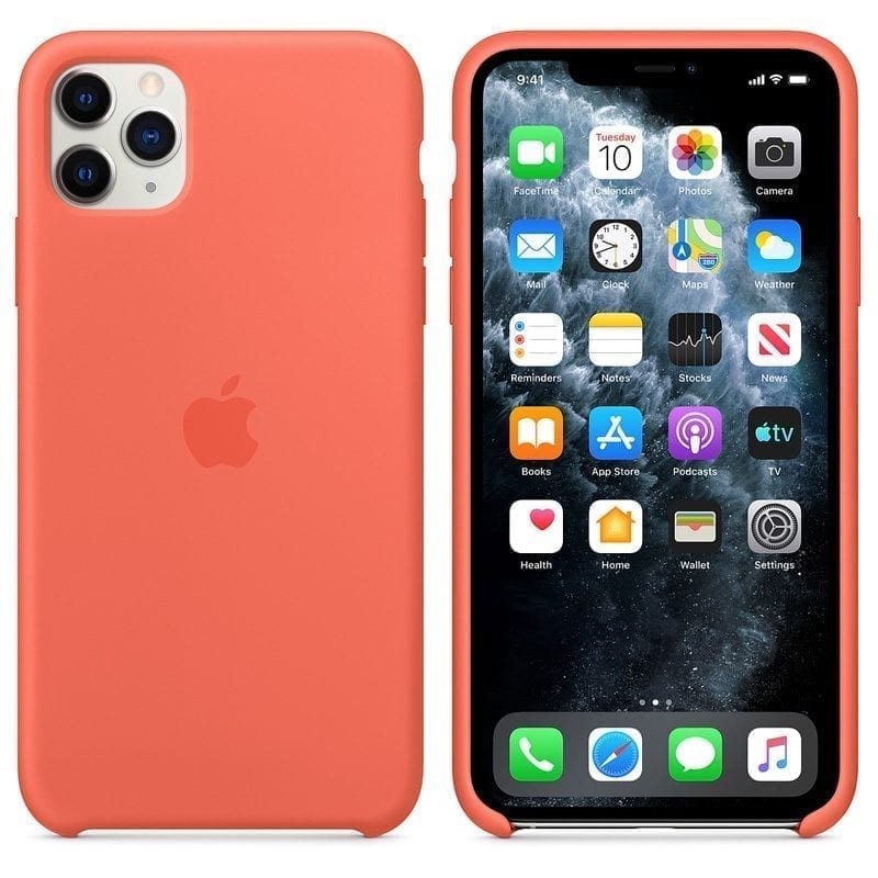 Apple Clementine Orange Silicone iPhone 11 Pro Tok