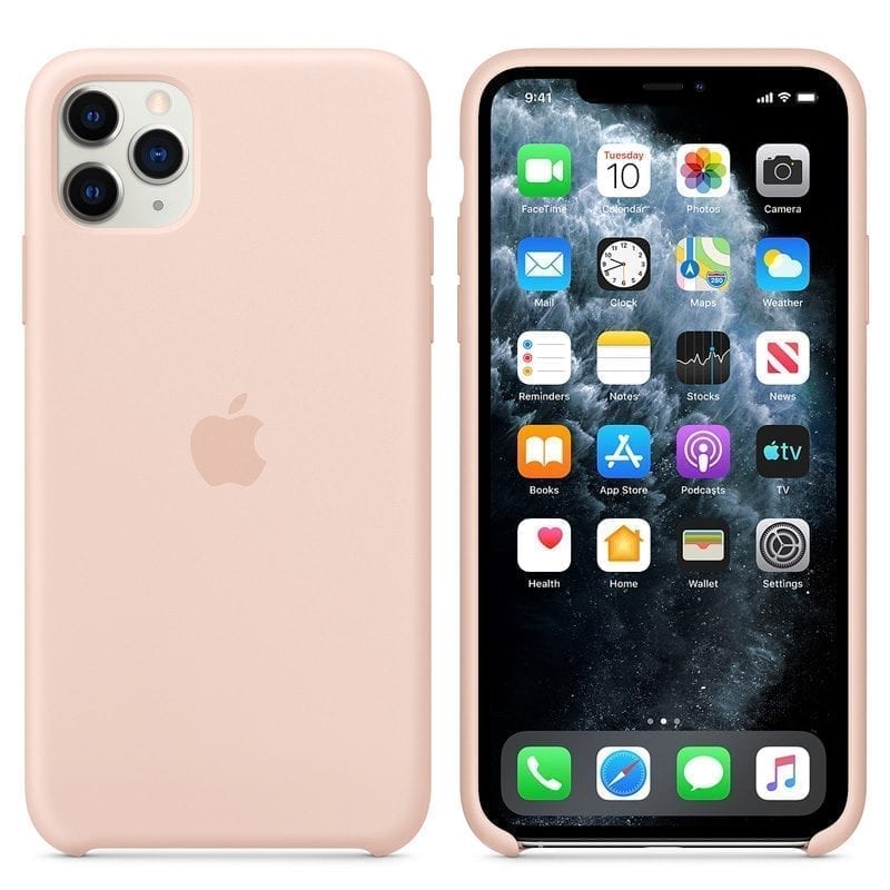 Apple Rózsaszín Sand Silicone iPhone 11 Pro Tok