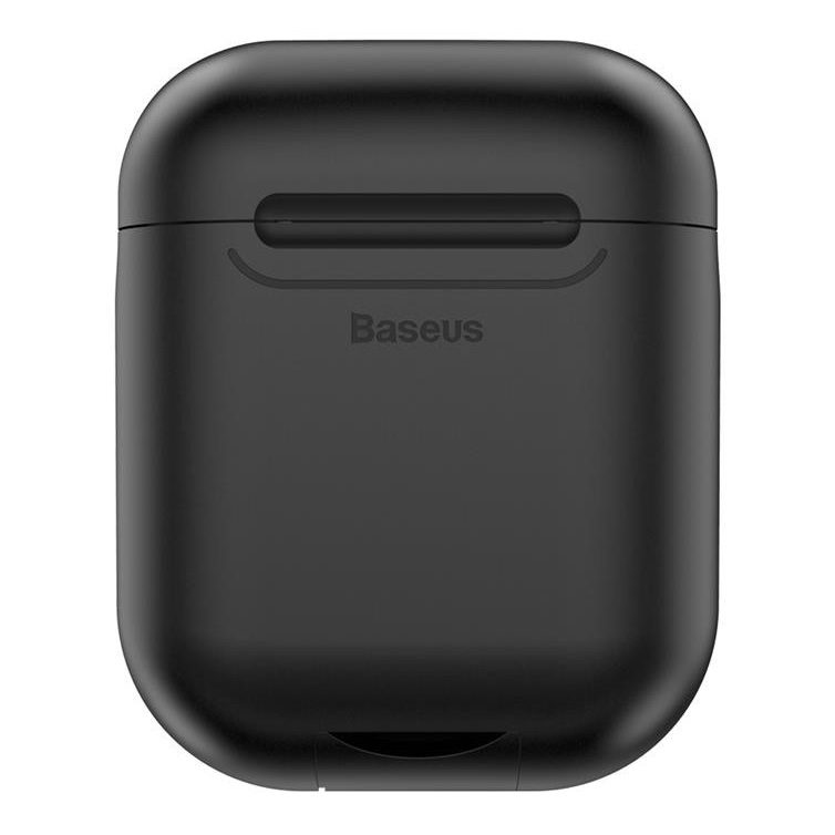 Baseus Silicone Fekete Wireless Charging AirPods 1/2 Tok