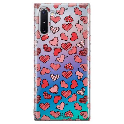 Hearts Piros Samsung Note 10 Tok