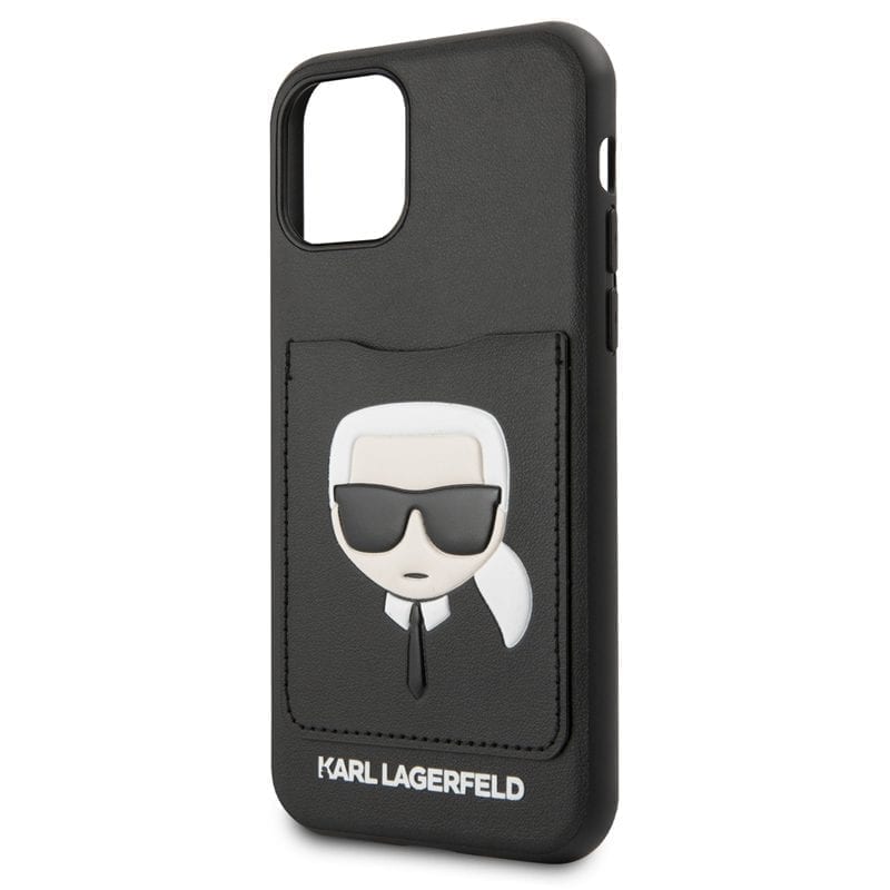 Karl Lagerfeld Card Slot Fekete iPhone 11 Pro Max Tok