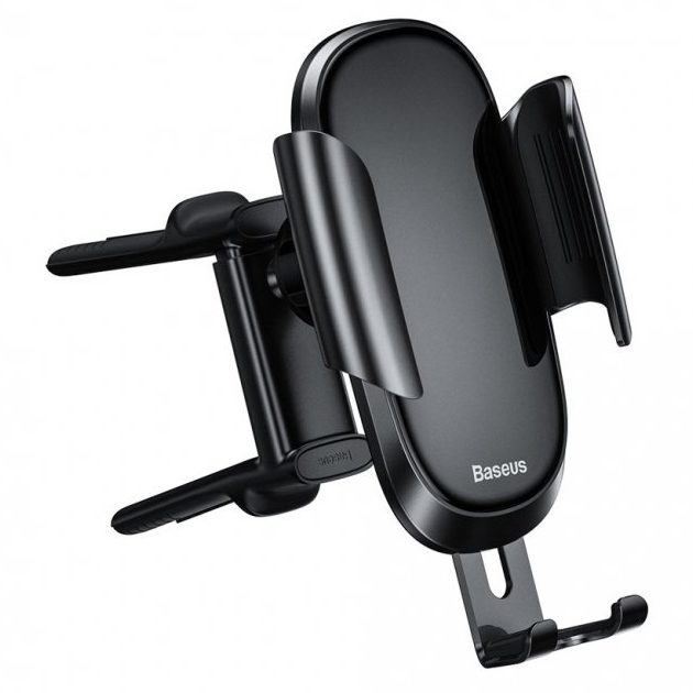 Baseus Future Gravity Car Mount Holder Fekete – For Round Air Outlet
