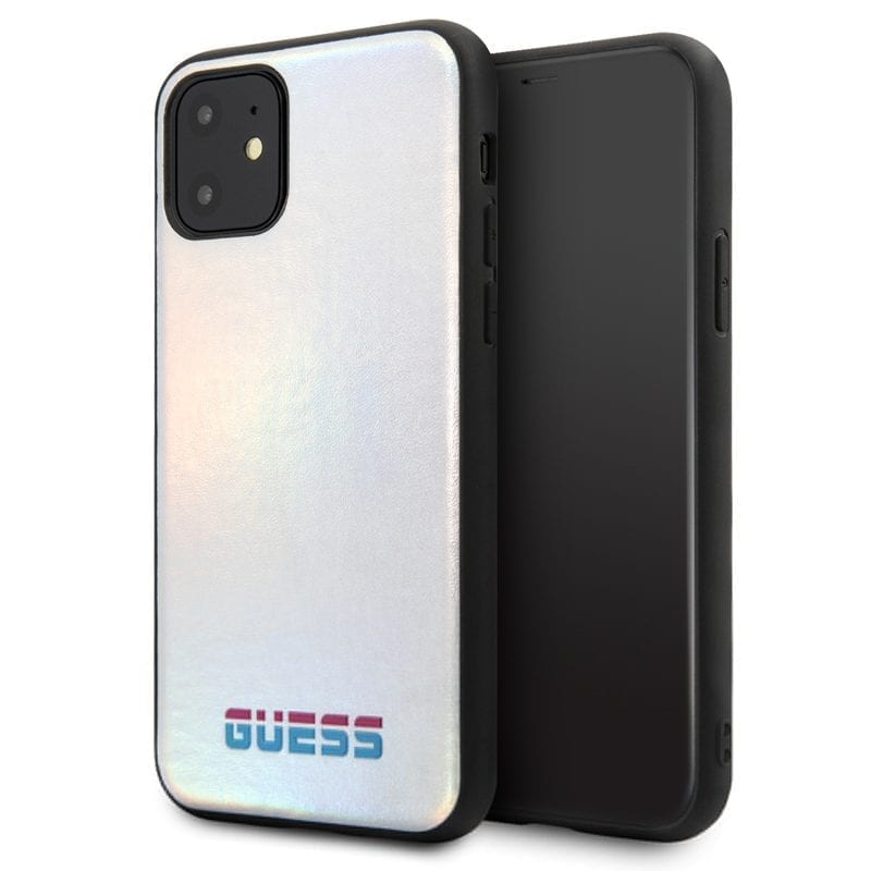 Guess Iridescent Silver iPhone 11 Tok