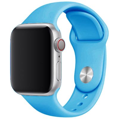Silicone Szíj Apple Watch 41/40/38mm Kék Large
