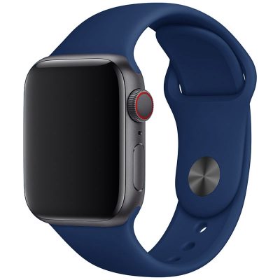Silicone Szíj Apple Watch 41/40/38mm Cobalt Kék Large